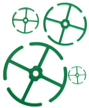 Lot de 4 cages à plantes grimpantes réglables avec clips flexibles pour Philodendron intérieur et extérieur