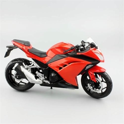 1:12 För Kawasaki För Ninja 300 Ex300 Zx3R Racermotorcykel Skala Leksaksmotorcykel Gjutna Leksaksfordon Modellleksak För Miniatyr Barnpresenter