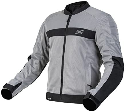 OZONE MOTO Dart Chaqueta de Moto Hombre | Textil | Protectores de Codos y Hombros | Elementos Reflectantes | Paneles de Malla | 4 Bolsillos