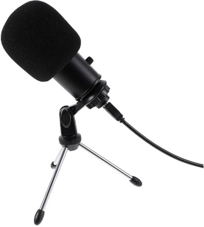 SAFIGLE USB-Condenser-mikrofon Für Gaming Mit Halterung Plug-and-Play Für Und Computeraufnahmen Präzise Stimmaufnahme Stabile Verbindung Und Einfache Installation