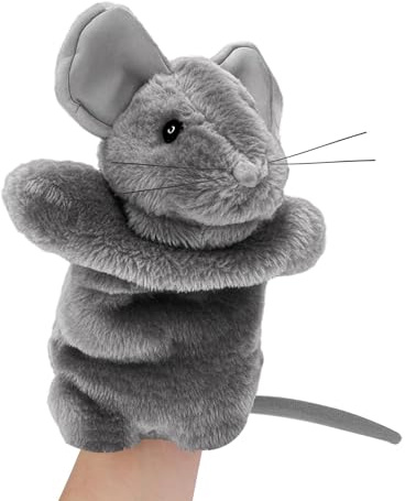 Jouet de Lutte pour Chats, marionnette à Main Jouet Chat | Puppet à Main en Peluche Interactive,Temps de taquinerie Amusante, de lutteur en Forme de Souris pour Un Jeu interactif sûr
