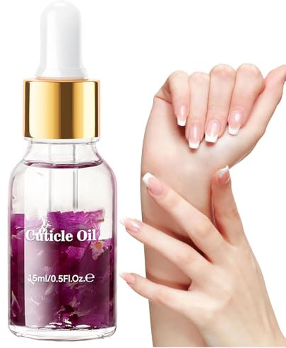 Huile pour Ongles et Cuticules,15ml Soin Hydratant Réparateur Pour Ongles Abîmés | Soin des Mains et Ongles pour Femme et Homme – Format Voyage Pratique