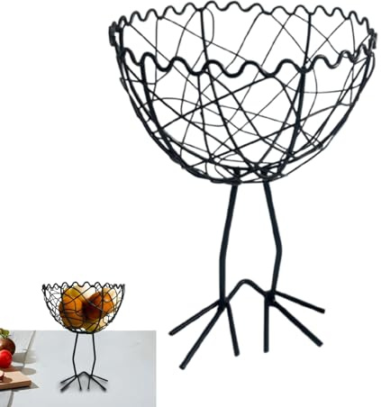 Cestino per uova da appoggio, cestino per uova di gallina fresche, grande capacità, per raccogliere il piano di lavoro, cucina, pane, adulti, biscotti, bambini, pasquale, fattoria