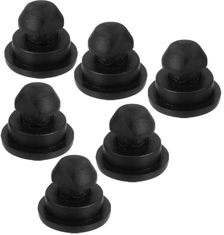 Alipis 6 Piezas Patas de Goma para Olla Arrocera, Antideslizantes y Antivibración, Aislamiento Térmico, Resistentes al Desgaste, Accesorios para Electrodomésticos de Cocina
