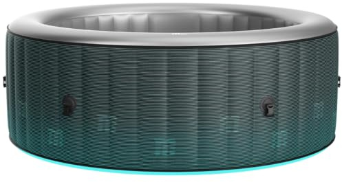 MSpa Starry SPA Hinchable Circular 4-6 Personas con hidromasaje Air Jet, luz LED, calefacción, filtración Inteligente y desinfección UVC