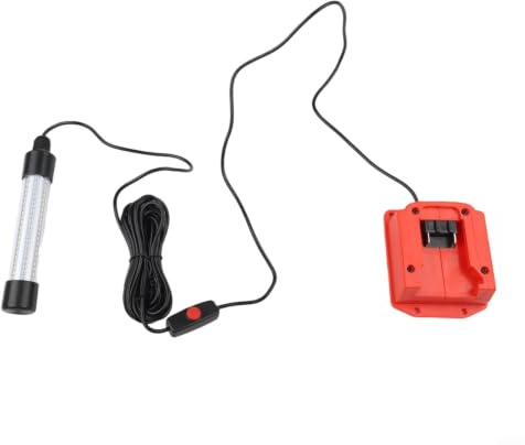 Nedsänkbar fiskeattraktor ljusgrön 126 lysdioder (forMAKITA 18 V-13 W) | 1300 lumens utgång, 360-graders stråle, lockar bas och skalare, IP68 vattentät, grönt spektrum