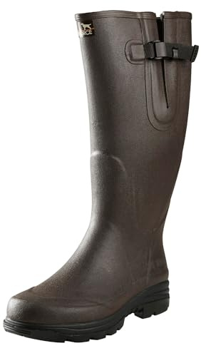 Parforce Stivali di gomma con fodera in neoprene, marrone, 48 EU