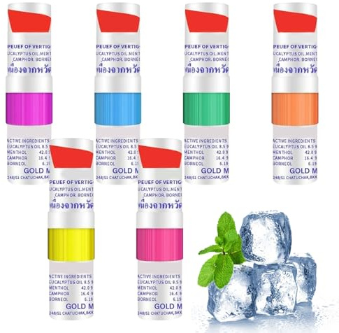 6 Pcs Inhalateur Nez Nasal Stick Inhalateur Inhaler Nasal Stick Conception à Double Embout Respiration Fluide Rafraîchissant Et Vivifiant Convient Au Bureau Aux Voyages Et à La Vie Quotidienne