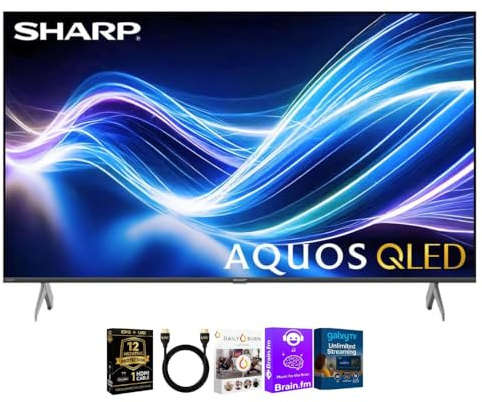 Sharp 4TC50HP7KIT1 50 inch Class AQUOS QLED 4K Ultra HD Xumo Smart TV Quantum Color HDR Motion