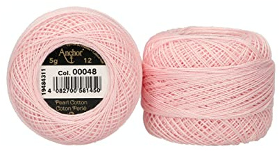Anchor Perla, Grosor: 12, Longitud: 5G, Longitud: 56M 48 Hilos De Bordar
