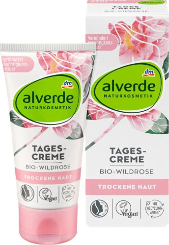 alverde NATURKOSMETIK Crème de jour rose sauvage bio - 50 ml