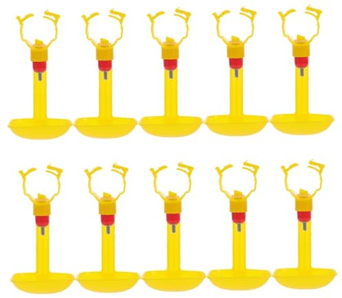 balacoo 10 Stk Trinknippel Wassernapf Huhn Trinken Automatischer Wasserspender Für Hühner Futterspender Für Hühnernippel Nippeltränke Huhn Vogel Wachtel Kassette Abs Gänsefutter