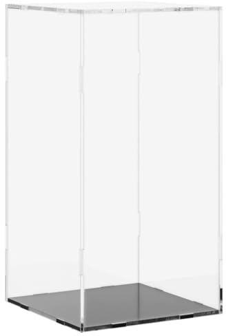 vidaXL Vitrine, Schaukasten Staubschutz, Sammlervitrine für Sammlerstücke Spielzeug Figuren, Ausstellungsbox Acrylbox, Transparent Acryl