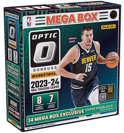 2023-24 Panini Donruss Optic Basketball Mega Box (56 Cards/Box) Hyper Parallels Sealed