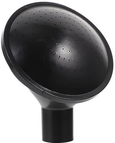 Milisten Replacement Watering can Head Sprinkler Black Plastic Spout for Garden Plants Bonsai Flower Care Easy Install 4.5X4X2 Inches