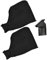 Mipcase 2 Stück Staubbeutel staubentfernung Staubabsaugung Säge Zubehör Staubfangsack Staubreduzierung Tasche mit Reißverschluss Staubfänger Sägemehlabsauger Kunststoff Black