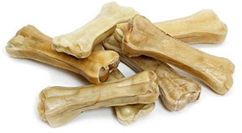 Topdog Kauknochen Hund 25 Stück 12 cm - Rinderhautknochen für Hunde aus 100% Rind - Hundekauknochen - Pflegt die Zähne und unterstützt den natürlichen Kautrieb Ihres Hundes