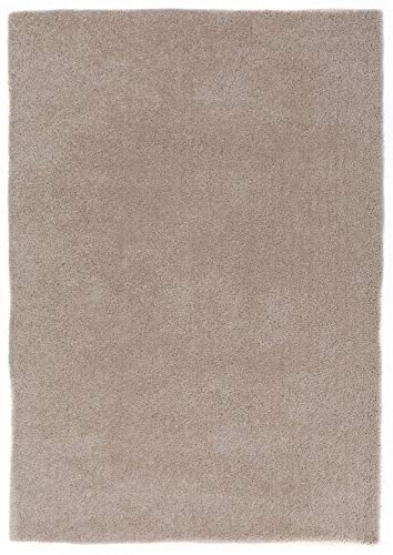 Hochflorteppich | Shaggy | Microfaserteppich | besonders weich | 80 x 150 cm; Farbe: Ivory | Gino Falcone - GIULIA