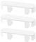 The Lord of the Tools Lot de 20pcs Capuchons de Couverture Drainage de Fenêtre Couvercles de Trou d'évacuation en Plastique Remplacement pour les Accessoires de Fenêtres UPVC 39.5x10x6.5mm, Blanc
