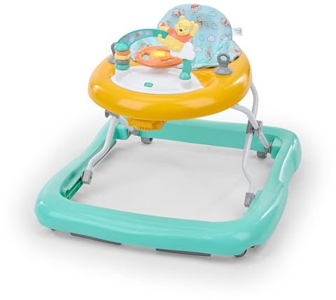Bright Starts Disney Baby Winnie The Pooh Once Upon a Walk Activity Walker, 2 Ways to Play, Unisex, Ages 6 Months+