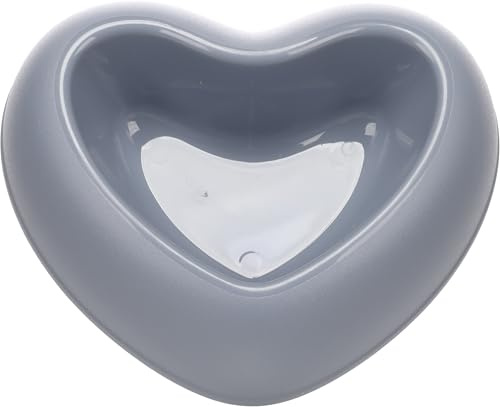 Flamingo Gamelle pour la Nourriture et l'eau Pandor Bleu pour Chiens - 400ml - Durable, Pratique et Élégante en Forme de Cœur