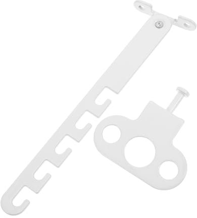 SHINEOFI Verrou De Fenêtre Barre De Sécurité Pour Fenêtre Serrure Garçon Fille-safe Limiter Ouverture Blanc