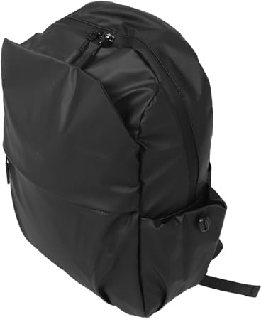 BAZEITFLOW Mochila para Portátil Negra para Profesores con Gran Compartimento Bolsa de Trabajo y Universidad para Hombres y Mujeres Mochila Casual Resistente y Espaciosa
