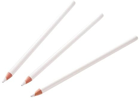 PICKAROOLTD 3 Pezzi Matite a Carboncino Bianco, Pastelli a Carbone Bianca per Schizzi, Pastelli Professionali da Disegno, Matita a Carboncino, Pastello Bianchi per Artisti