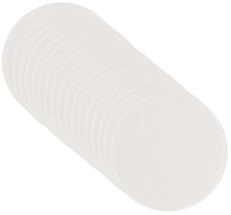 IWOWHERO Fogli Essiccanti Assorbenti in Fibra Vegetale per Alimenti 100 Pezzi, Dischi Deumidificanti per Barattoli di Cibo, per Snack, Frutta Secca e Spezie, Conservazione Alimentare