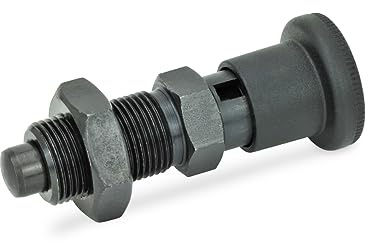 Ganter Normelemente | Rastbult – GN 817-16-20-CK | Med spärrlås | bronserat stål | härdad spärrpenna | 1 styck