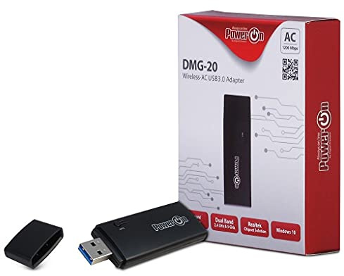 INTER-TECH DMG-20 WiFi Adap. USB-WLAN-Stick Fuer bis zu 1200Mbps.