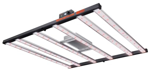 Spider Farmer SE5000 LED Pflanzenlampe 480W, energiesparende Vollspektrum Grow Lampe, dimmbar mit smarter APP-Steuerung, starke Lichtdurchdringung & gleichmäßige Beleuchtung für 120x120 cm Growzelt