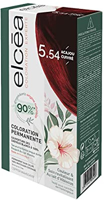 Elcéa coloration au lait d'Hibicus Acajou cuivré 5.54