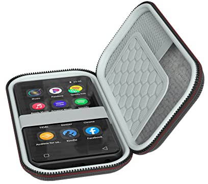 Funda para reproductor de MP3 y MP4 innioasis de 4 pulgadas, pantalla completa, reproductor de música G1, compatible con auriculares, cable USB, tarjeta de memoria
