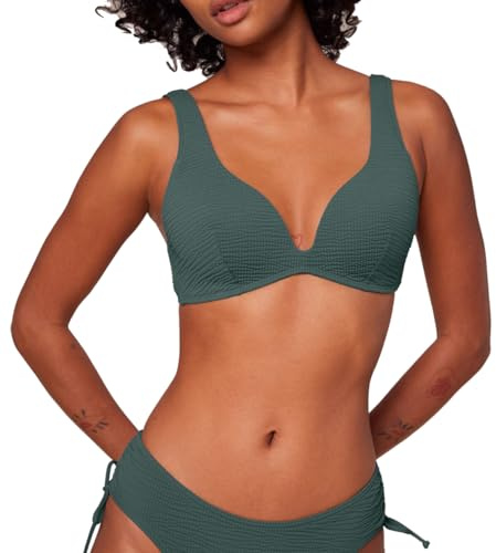Triumph Summer Expression P 02 SD Bikini Top Femme, Smoky Green, 38C