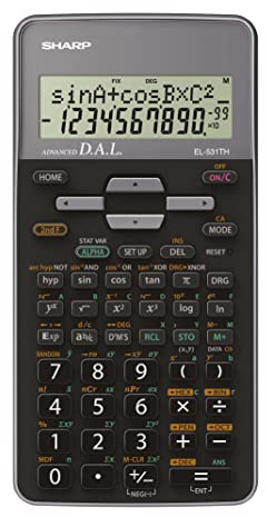 SHARP EL531TH Calculatrice Scientifique Rose Gris