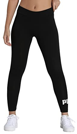 PUMA Ess Logo Leggings Femme Legging FR (Taille Fabricant: XL) Noir
