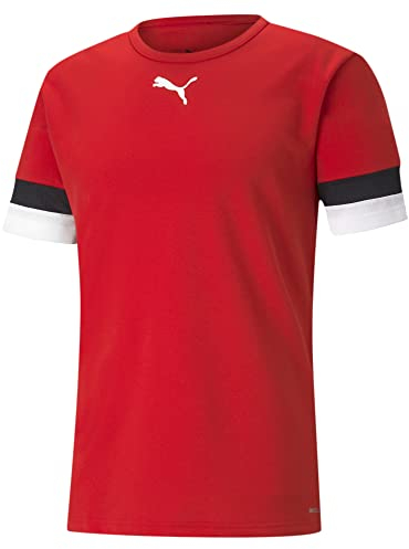 PUMA Herren Teamrise Jersey Hemd, Puma Red-puma Black-puma White, M EU