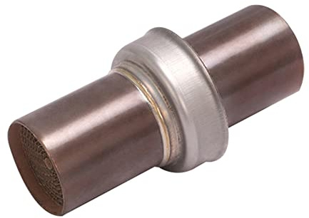 Silencieux pour Moto,iSpchen 51mm DiamèTre systèmes d'échappement pour Moto Universelle DB Killer Tuyau Silencieux d'échappement Sortie Déchappement Embout d'échappement Système 100x35mm