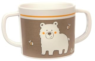 sigikid 25386 Kindertasse Bär HoniBoni Bear rPET empfohlen für Kinder am 2 Jahren nachhaltig, robust und langlebig