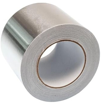 Orion Stationery Aluminum Tape, Aluminum Foil Tape Adhesive Insulation Tape UV resistant, Waterproof for Insulating, HVAC Repair, Sealing Ducts, and Pipes Repairing - 48mm (2) x 15M (1 Roll)