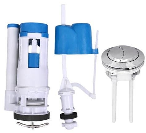 Pièces de remplissage de WC, kit de réparation de réservoir d'eau, valve de chasse d'eau, kit de bouton de chasse d'eau (20 mm)