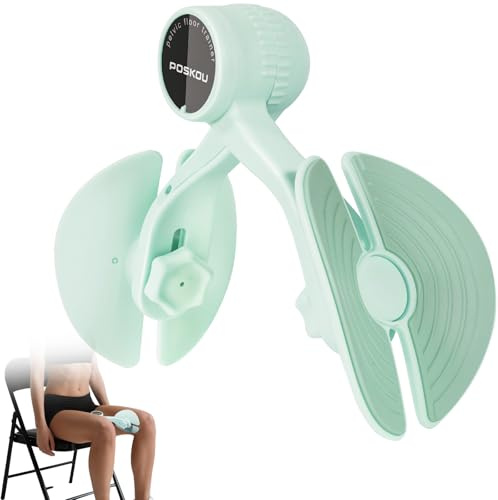 POSKOU Tronco Propiocepcion Suelo Pelvico para Mujeres y Hombres - Ejercitador Interno de Muslos, Equipo de Pilates para Entrenamiento Ejercicio en Casa (Verde)