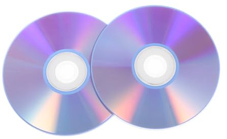 TOYANDONA 2 Discos CD-R Vírgenes CD Vírgenes DVD Grabables para Grabación De Música Y Audio Ideal para Estudios Domésticos Y Profesionales