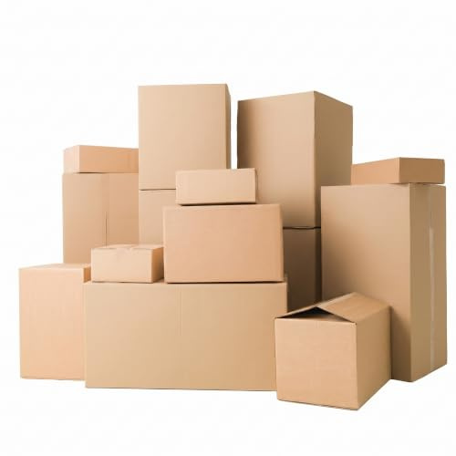 Tezraftaar® Double Wall Cardboard Boxes 62cm x 62cm x 85cm Heavy Duty Shipping Posting Box for Packaging Parcel & Moving House - 24 x 24 x 33 (1)