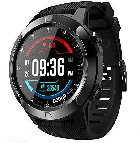AIMAISEN Reloj Inteligente Bluetooth para Android iOS, Reloj de Pulsera Impermeable con Seguimiento de Actividad física con Monitor de Ritmo cardíaco y Monitor de sueño para Hombres Mujeres y niños