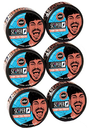SCOOPER Energy | Energy Revolution | Blanda din egen SCOOPER låda | + BMB doftträd (6 x iced Tea Peach + 1 gratis)