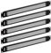 Tecmojo 1U Blank Panel, Rack Mount Plate for 19inch Server Rack, Network Rack, Enclosures and Cabinets, Black (1U VENTED 5 Pack)