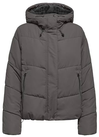 ONLY Onlmaggi Life Short Puffer CC Otw, Plum Kitten, S Mujeres