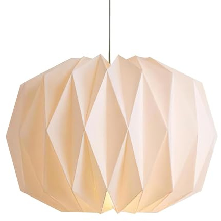 Origami Design Papier Lampenschirm, Nordische Kreativpapier Lampenschirm Hängelampenschirm Moderner Lampen Schirm Folding Pendelleuchte Kunst Dekor für Wohnzimmer Schlafzimmer